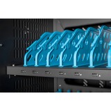 Digitus DN-45002 chariot et rangement roulant Autonome Noir station de recharge Noir, 30x USB-A, Autonome, Noir, Sol, Acrylonitrile-Butadiène-Styrène (ABS), Aluminium, Acier, Ordinateur portable, 39,6 cm (15.6")