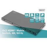 Digitus DS-55509, Switch HDMI Gris
