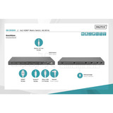 Digitus DS-55509, Switch HDMI Gris