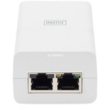 Digitus Gigabit Active 802.3at PoE Midspan, PoE-Injecteur Blanc