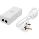 Digitus Gigabit Active 802.3at PoE Midspan, PoE-Injecteur Blanc