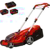 EINHELL RASARRO Tondeuse à gazon poussée Batterie Noir, Rouge Rouge/Noir, Tondeuse à gazon poussée, 450 m², 38 cm, 2,5 cm, 7,5 cm, 45 L