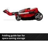 EINHELL RASARRO Tondeuse à gazon poussée Batterie Noir, Rouge Rouge/Noir, Tondeuse à gazon poussée, 450 m², 38 cm, 2,5 cm, 7,5 cm, 45 L