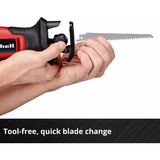 EINHELL Scie sabre universelle sans fil Power X-Change TE-AP 18/13 Li - Solo, 18 Volts Rouge/Noir