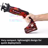 EINHELL Scie sabre universelle sans fil Power X-Change TE-AP 18/13 Li - Solo, 18 Volts Rouge/Noir