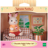 EPOCH Sylvanian Families - Ensemble salon père lapin en chocolat, Jouets de construction 