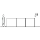 Easy Camp Huk pare-brise, Protection de vent et de la visibilité Gris