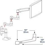 Ergotron Extension LX, Montage Blanc, 500 g