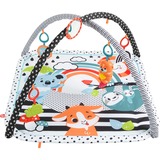 Fisher-Price - Mon Tapis d'activités 3 en 1 sensoriel - Tapis Bébé - Dès la naissance, Arche de jeu/couverture Tapis de gymnastique pour bébé, Barre d'activités, Sonore, Tissu, Plastique, Multicolore