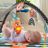 Fisher-Price - Mon Tapis d'activités 3 en 1 sensoriel - Tapis Bébé - Dès la naissance, Arche de jeu/couverture Tapis de gymnastique pour bébé, Barre d'activités, Sonore, Tissu, Plastique, Multicolore