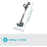 GARDENA AquaBrush Universal nettoyeur multi-usages sans fil 04/18V P4A Solo, Nettoyant pour sols dur Gris/Turquoise, 14842-55, POWER FOR ALL ALLIANCE, batterie et chargeur non inclus