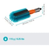 GARDENA Brosse à vélo Cleansystem, pour vélos, remorques et poussettes, Brosses de lavage Gris/Turquoise, 18848-20