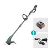 GARDENA Coupe-bordures sans fil PowerTrim 30/18V P4A Gris/Turquoise