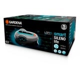 GARDENA smart SILENO life Tondeuse à gazon robot Batterie Noir, Bleu, Gris, Robot tondeuse Gris/Turquoise, Tondeuse à gazon robot, 1000 m², 22 cm, 2 cm, 5 cm, Traction arrière