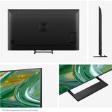 Hisense ULED 50E8S MiniLED 50" 4K Ultra HD TV QLED Noir/gris foncé, 127 cm (50"), 3840 x 2160 pixels, ULED, Smart TV, Wifi, Noir