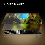 Hisense ULED 50E8S MiniLED 50" 4K Ultra HD TV QLED Noir/gris foncé, 127 cm (50"), 3840 x 2160 pixels, ULED, Smart TV, Wifi, Noir