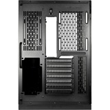 Inter-Tech C-702 Diorama, Boîtier PC Noir, 2x USB-A 2.0 | USB-A 3.2 (5 Gbit/s) | 2x Audio | Window-kit