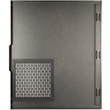 Inter-Tech C-702 Diorama, Boîtier PC Noir, 2x USB-A 2.0 | USB-A 3.2 (5 Gbit/s) | 2x Audio | Window-kit