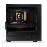 Krux Helio boîtier mini tower Noir | 1x USB-A | 1x USB-C | Window