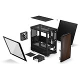 Krux  boîtier mini tower Noir | 1x USB-A | 1x USB-C | Window