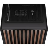 Krux  boîtier mini tower Noir | 1x USB-A | 1x USB-C | Window