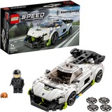 LEGO Speed Champions 76900 Koenigsegg Jesko, Jouets de construction Blanc/Noir, Jeu de construction, Garçon/Fille, 7 an(s), Plastique, 280 pièce(s), 305 g