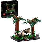 LEGO Star Wars - Diorama de la poursuite du speeder d'Endor, Jouets de construction 75353