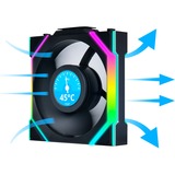 Lian Li UNI FAN SL120 LCD Wireless ventilateur de boîtier RGB  Noir, 120 x 124.5 x 28 mm, PWM