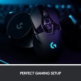 Logitech G903 Lightspeed souris Ambidextre RF sans fil Optique 25600 DPI, Souris gaming Noir, Ambidextre, Optique, RF sans fil, 25600 DPI, 1 ms, Noir