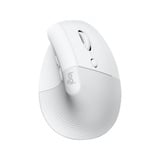 Logitech Lift pour Mac souris ergonomique vertical - Droitier Blanc, 400 - 4000 dpi, Bluetooth Low Energy