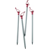 MSR Core Stake 9" Kit (4 stakes), Hareng Argent/Rouge