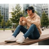 Medion Life HX-1 Plus ANC Casque Over-Ear   Noir