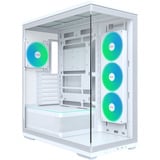 Montech TG3 White boîtier midi tower Blanc | 2x USB-A | 1x USB-C | RGB | Window