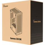 Ocypus Gamma C50 boîtier mini tower Noir | 3x USB-A | Window