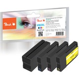 Peach PI300-998 cartouche d'encre 4 pièce(s) Compatible Rendement standard Noir, Cyan, Magenta, Jaune Rendement standard, 30 ml, 14 ml, 880 pages, 4 pièce(s), Multi pack