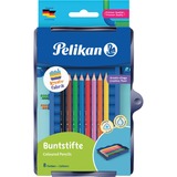 Pelikan Creative Factory Noir, Bleu, Marron, Vert, Orange, Rose, Rouge, Jaune 8 pièce(s), Bundle Noir, Bleu, Marron, Vert, Orange, Rose, Rouge, Jaune, 8 pièce(s)
