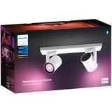 Philips Hue White & Color Ambiance Argenta Spot Double, Lumière LED Blanc
