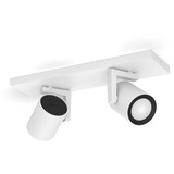 Philips Hue White & Color Ambiance Argenta Spot Double, Lumière LED Blanc