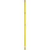 Stanley NIVEAU TUBULAIRE CLASSIC, Niveau à bulle d'air Jaune, 2 m, Jaune, 0,5 mm/m