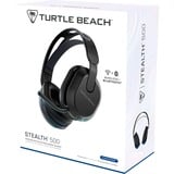 Turtle Beach Stealth 500 Noir PlayStation Casque Gaming sans Fil w/ 40hr Batterie et Bluetooth pour PS5, PS4, PC and Mobile  over-ear Noir, PS4, PC and Mobile, Sans fil, Gaming, 20 - 20000 Hz, 230 g, Casque, Noir