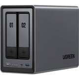 UGREEN NASync DXP2800 NAS System 2-Bay Compact Intel® N N100 8 Go DDR5 0 To UGOS Pro Noir NAS, Compact, Intel® N, N100, 8 Go, DDR5