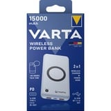 Varta Wireless Powerbank 15.000, Batterie portable Blanc