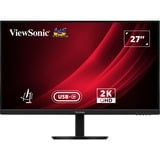 ViewSonic VG Series VG2709-2K-MHDU-2 écran plat de PC 68,6 cm (27") 2560 x 1440 pixels Quad HD LED Noir Moniteur Noir, 1x DisplayPort, 1x HDMI, 1x USB-C, 2x USB-A, 68,6 cm (27"), 2560 x 1440 pixels, Quad HD, LED, 4 ms, Noir