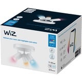 WiZ 8719514554511B éclairage intelligent Bluetooth 5 W, Lumière LED Blanc, Bluetooth, Blanc, LED, Métal, GU10, 2200 K