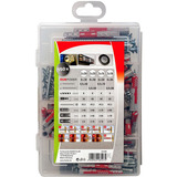 fischer 541109, Cheville Gris clair/Rouge