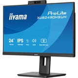 iiyama XUB2490HSUH-B2 écran plat de PC 60,5 cm (23.8") 1920 x 1080 pixels Full HD LED Noir 24" Moniteur Noir (Mat), 1x DisplayPort, 1x HDMI, 3x USB-A, 60,5 cm (23.8"), 1920 x 1080 pixels, Full HD, LED, 4 ms, Noir