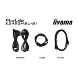 iiyama  24" Moniteur  Noir (Mat)