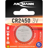 Ansmann CR 2450 Batterie à usage unique CR2450 Lithium-Ion (Li-Ion) Argent, Batterie à usage unique, CR2450, Lithium-Ion (Li-Ion), 3 V, 1 pièce(s), Nickel