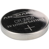 Ansmann CR 2450 Batterie à usage unique CR2450 Lithium-Ion (Li-Ion) Argent, Batterie à usage unique, CR2450, Lithium-Ion (Li-Ion), 3 V, 1 pièce(s), Nickel