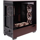 Antec Flux Pro Noctua Edition ATX boîtier big tower Noir/bois | 3x USB-C | Verre Trempé